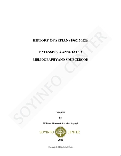 History of Seitan (1962-2022): Extensively Annotated Bibliography and Sourcebook