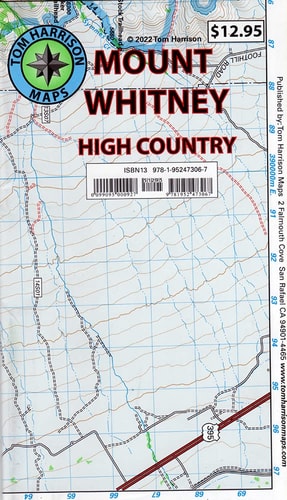 Mount Whitney High Country Map