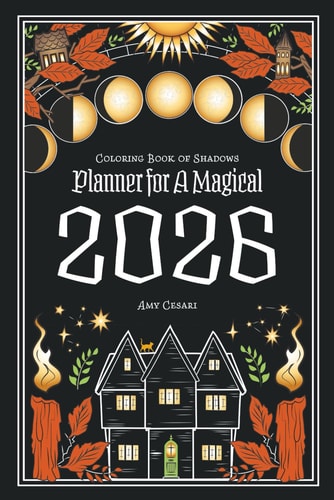 Coloring Book of Shadows Planner for a Magical 2026