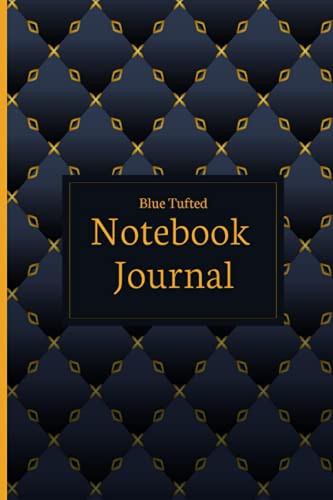 Blue Tufted Notebook Journal: 6 X 9 Lined Pages