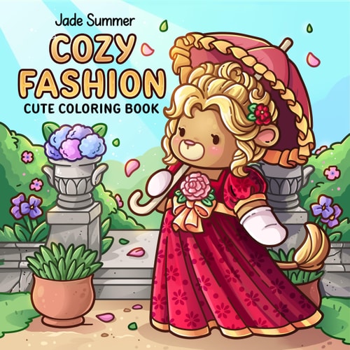 Cozy Fashion: Cute Coloring Book for Adults and Teens with Trendy Clothing Designs and Iconic Styles for Relaxation