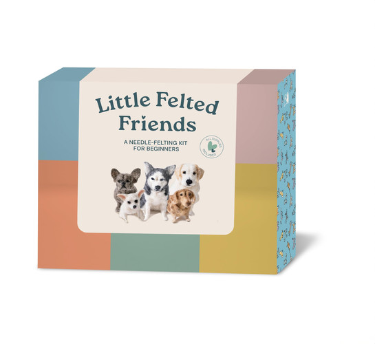 Little Felted Friends: Dog Needle-Felting Beginner Kits with Needles, Wool, Supplies, and Instructions (Little Felted Friends: Needle-Felting Kits for Beginners)