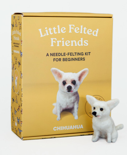 Little Felted Friends: Chihuahua: Dog Needle-Felting Beginner Kits with Needles, Wool, Supplies, and Instructions (Little Felted Friends: Needle-Felting Kits for Beginners)