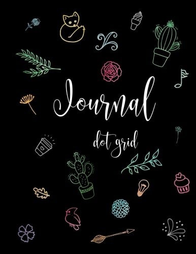 Dot Grid Journal Dotted Notebook Planner, Bullet Sketchbook Practice Book for Hand Lettering, Calligraphy Workbook Practice Workbook. Includes Bullet Journal Ideas and Over 50 Trendy Line Doodles to Trace! Simple Elegant Cover Makes This Stylish Journal a Perfect Gift