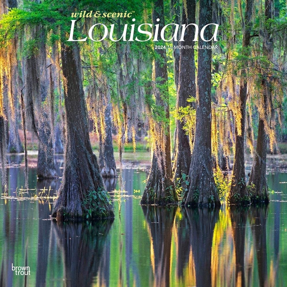 Wild & Scenic Louisiana 2024 16-Month Calendar