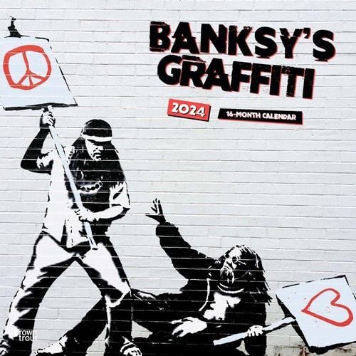 Calendario de Pared: Banksy Graffiti 2024 Square