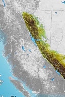 Canada Relief Map of the Canadian Rockies Journal Take Notes, Write Down Memories in This 150 Page Lined Journal