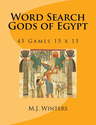 Word Search Gods of Egypt 45 Games 15 X 15