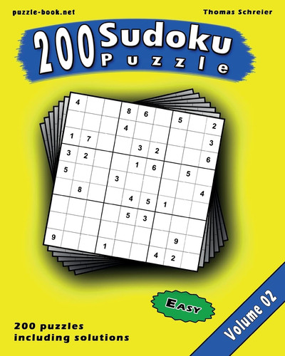 Sudoku 200 Easy 9x9 Sudoku, Vol. 2