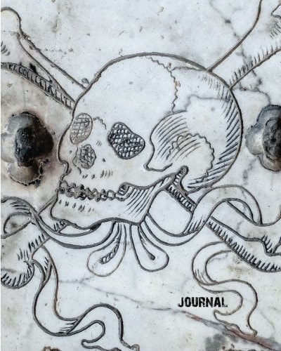 Journal Skull Ghost Demon Journal Wide Ruled College Lined Composition Notebook for 132 Pages of 8 X10 Lined Paper Journal Volume 1