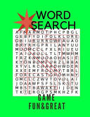Word Search Game Fun and Great Large Print Word Search 150 Puzzles Book