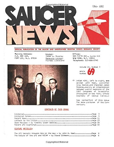 Saucer News Vol. 14, Number 3, Fall 1967