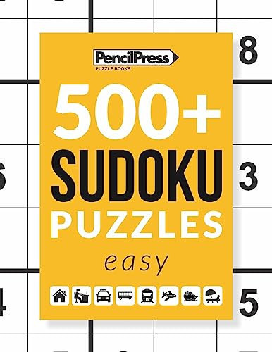 500+ Sudoku Puzzles Book Easy Sudoku Puzzle Book Easy (with Answers)