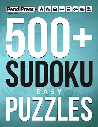 500+ Sudoku Puzzles Book Easy Easy Sudoku Puzzle Book for Adults (with Answers)