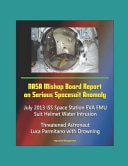 NASA Mishap Board Report on Serious Spacesuit Anomaly July 2013 ISS Space Station EVA EMU Suit Helmet Water Intrusion - Threatened Astronaut Luca Parmitano with Drowning