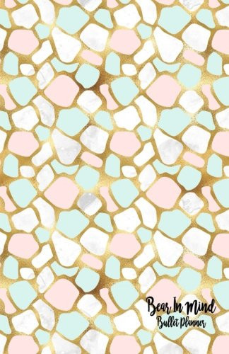Bear in Mind Bullet Planner Pastel and Gold Stones