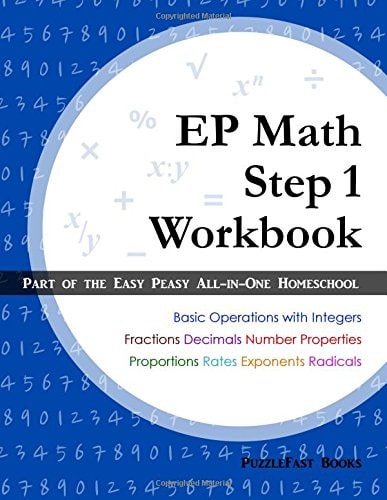 EP Math Step 1 Workbook Part of the Easy Peasy All-In-One Homeschool