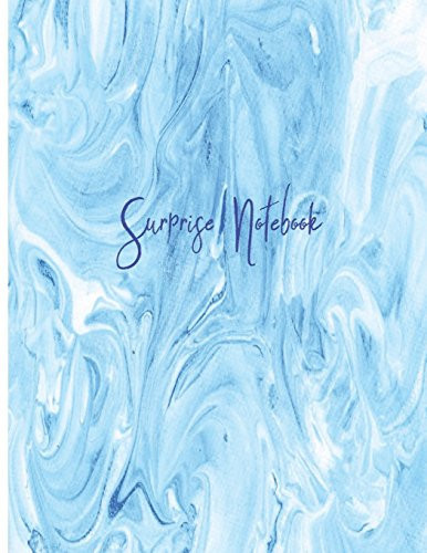 Surprise Notebook Beautiful Water Color Notebook for All ( Great Journal, Amazing Composition Book ) Large 8. 5 X 11 Inches , 110 Pages