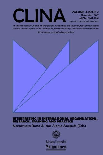 CLINA: an Interdisciplinary Journal of Translation, Interpreting and Intercultur