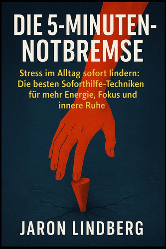 Die 5-Minuten-Notbremse: Stress im Alltag sofort lindern: Die besten Soforthilfe-Techniken für mehr Energie, Fokus und innere Ruhe. (German Edition)