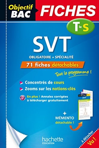 Sciences de la Vie et de la Terre Tle S Enseignements obligatoire et de spécialité