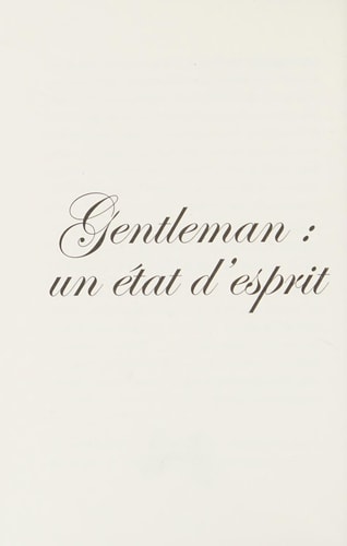 Comment être un vrai gentleman