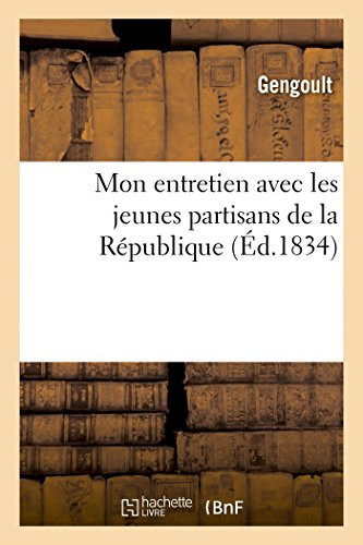 Mon Entretien Avec Les Jeunes Partisans de la République