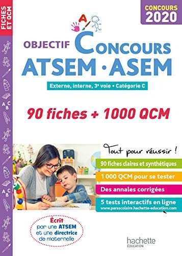 ATSEM - ASEM 90 Fiches - 1 000 QCM