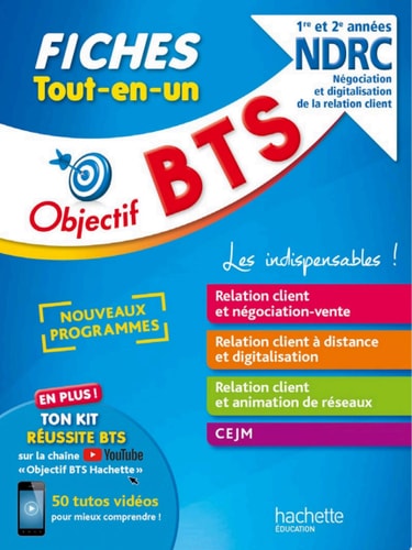 Objectif BTS NDRC -  Fiches Tout-en-un