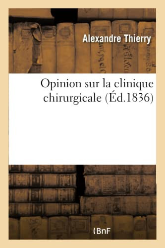 Opinion sur la clinique chirurgicale