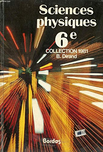 Sciences physiques, 6e