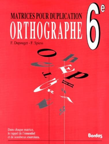 Orthographe 6e
