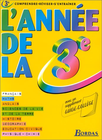 L'ANNEE DE LA 3EME.
