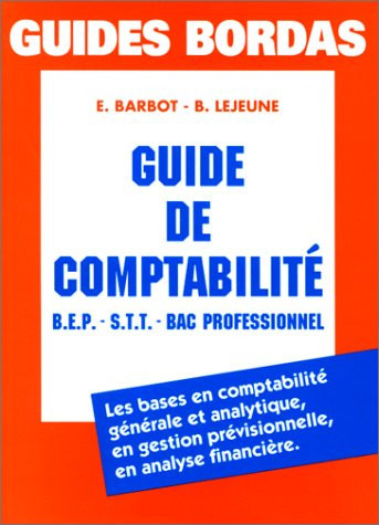 Guide de comptabilité BEP, STT, Bac professionnel