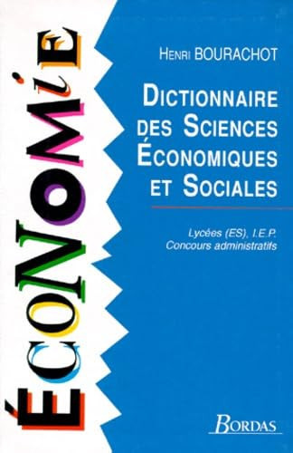 Dictionnaire des sciences économiques et sociales