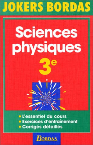 Sciences physiques, 3e