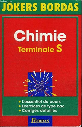Chimie, terminale S