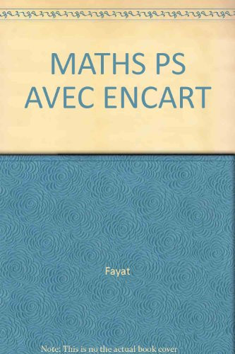 Maternelle maths Petite section