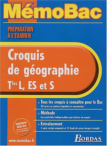 Croquis de géographie Tles L, ES et S