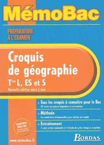 Croquis de géographie Tles L, ES et S