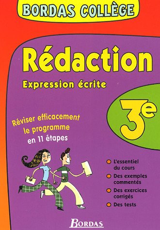 Rédaction Expression écrite 3e