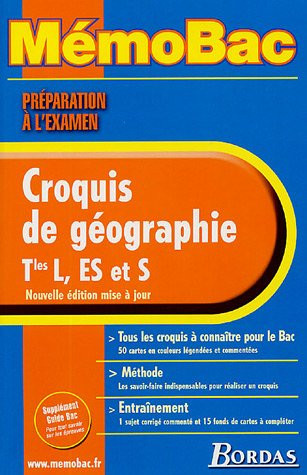 Croquis de géographie Tles L, ES et S