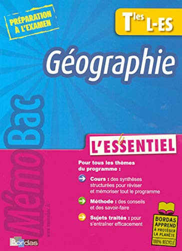 Géographie Tle L-ES