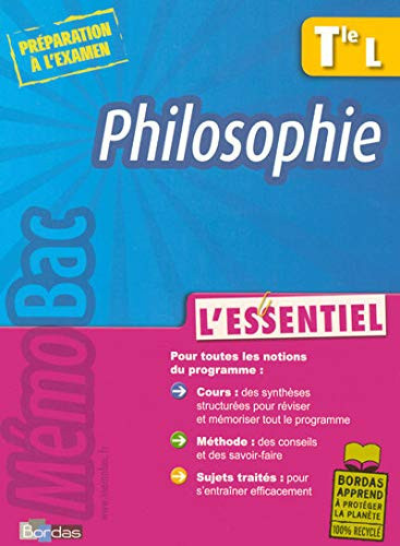 Philosophie Tle L L'essentiel