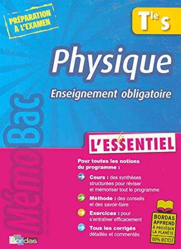 Physique Tle S enseignement obligatoire L'essentiel