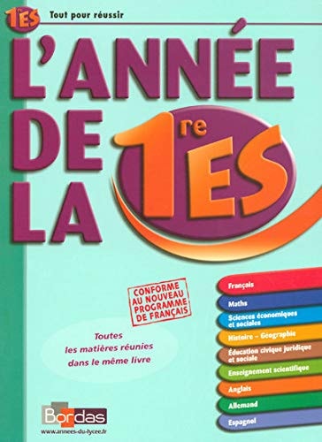 L'année de la 1e ES