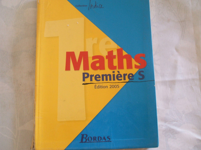 Maths première S