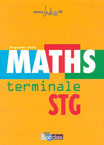 Maths Tle STG Programme 2006