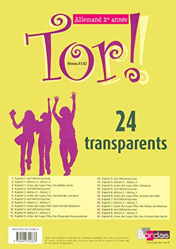 Tor ! allemand, 1re année, niveau A1/A2