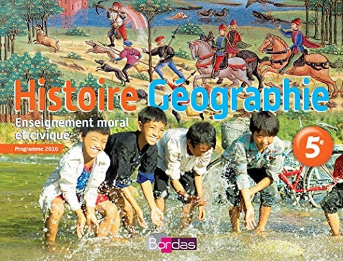 Histoire géographie enseignement moral et civique, 5e programme 2016